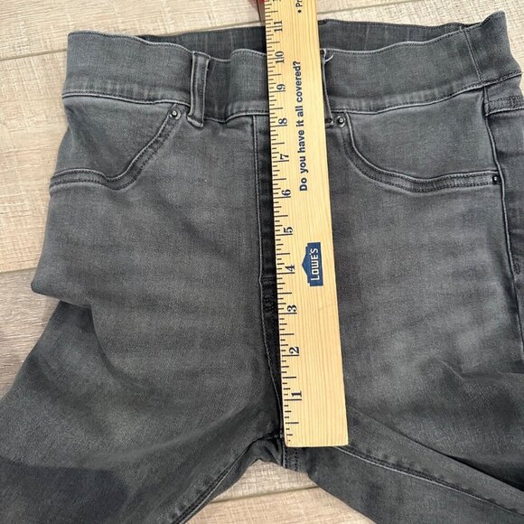 SPANX WOMENS BLACK PULL ON JEANS SIZE SMALL - Picture 3 of 9